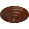 Ekena Millwork Traditional Ceiling Medallion (Canopies up to 4"), 14 3/4"OD x 1 3/4"P, Burnished Mahogany Crackle CM14TRBMC - alternate 2